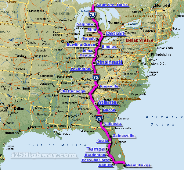 I 75 Georgia Map